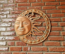 Wanddeko Ornament Sonne 51cm