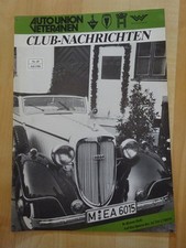 CLUB NACHRICHTEN - AUTO UNION