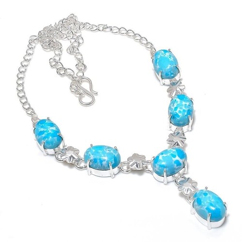 Handgefertigte blaue larimar - blaue,