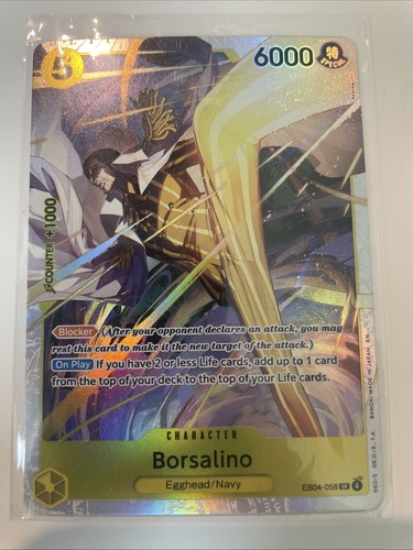 One piece tcg borsalino - piece, super