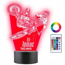 3D LED Nachtlampe Eli Tomac