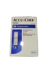 ACCU-CHEK Aviva Blutzucker-Teststreifen - 50 Stück - MHD 28.02.2026