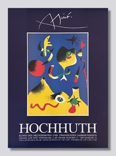 JOAN MIRO - Galerie Hochhuth Hamburg 1988 - Original Ausstellungsplakat