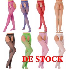DE Damen durchsichtige Leggings hochelastisch transparent ultradünn Skinny Hose