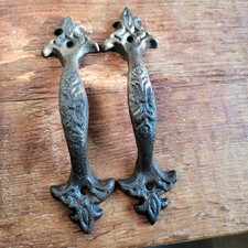 2 x Metall Möbelgriff 16 cm