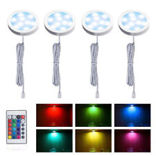 3/4er RGB LED Unterbauleuchte Vitrinenbeleuchtung Küche Regalbeleuchtung Schrank