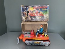 Nomura T.N. Japan Blechdose Magic Action Bulldozer mit Originalkarton