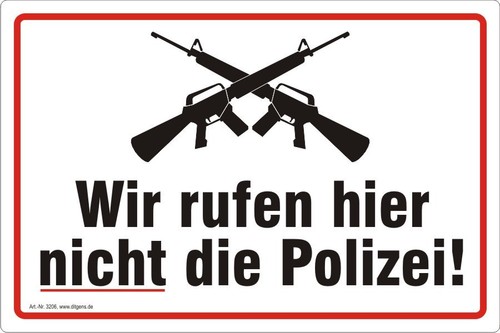 Wir rufen hier nicht die