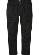 Neu Funktions-Outdoorhose mit Cargotaschen Gr. 50 Schwarz Herren Freizeit-Pants