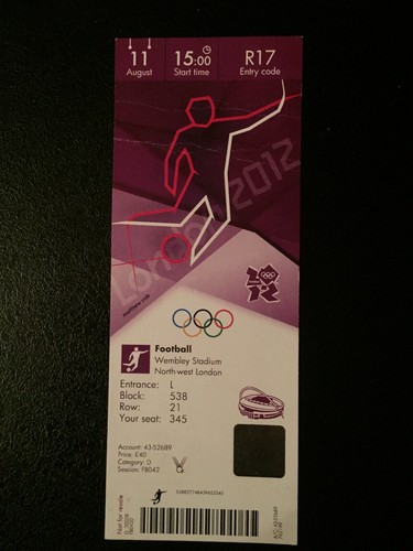 Ticket finale olympia 2012 - olympia,