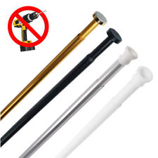 DUSCHVORHANGSTANGE DUSCHVORHANG KLEMMSTANGE DUSCHSTANGE SCHWARZ GOLD CHROM WEIß