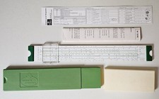 Rechenschieber Faber Castell 52 / 82 mit Anleitung & Lineal - sehr gut