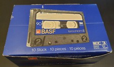 10x BASF ferrochrom 90 Type III SM Cassette Tape 1977.....OVP  FeCr