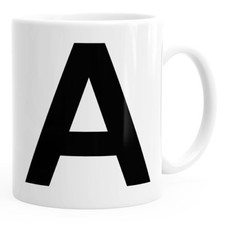 Kaffee-Tasse Buchstaben