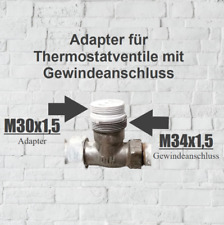 Adapter für ältere Variotherm Heizungsventile mit Gewindeanschluss M34x1,5