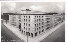AK Berlin Reichsluftfahrtministerium dreisprachig, BERLIN 7.6.1937 nach Weinheim
