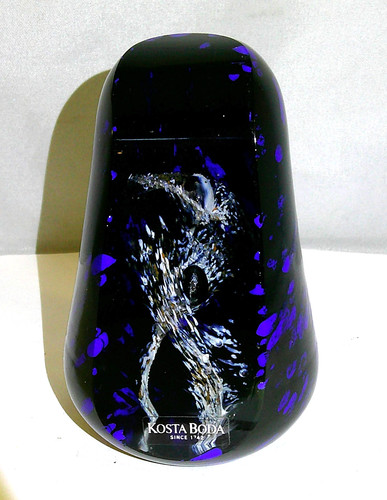 Glas paperweight kosta boda - glas,