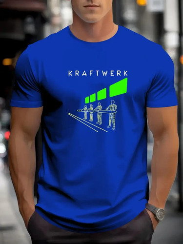 Kraftwerk shirt blau - kraftwerk, neu