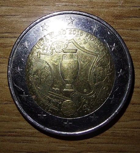 Euro münze uefa 2016 - münze,