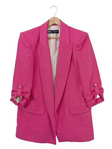 Zara long blazer - pink, größe