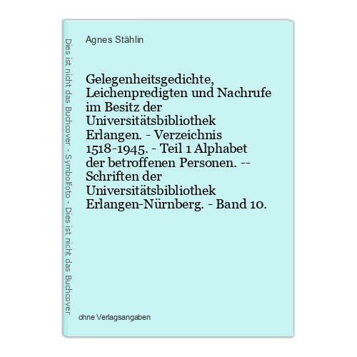Gelegenheitsgedichte