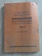 MWM Diesel Engines KD12 Owners