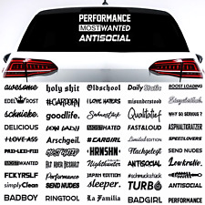 Auto Aufkleber XL Heckscheibe Frontscheibe Sticker Tuning Autoaufkleber 50cm