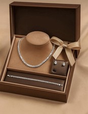 Damen-Schmuckset – Halskette, Armband & Ohrringe