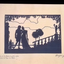 Jugendstil Scherenschnitt