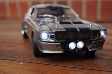 1967 FORD MUSTANG GT 500 SHELBY ELEANOR MIT LED-BELEUCHTUNG(XENON)1:18 GRAU