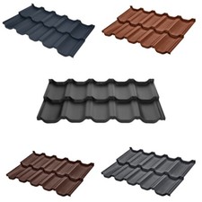 Pfannenblech Profilblech Dachpfannenprofil Dachblech Ziegeloptik viele Farben