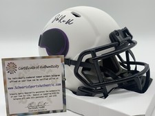 NFL Football Mini Helm Minnesota Vikings Randle Autograph Autogramm Riddell