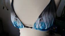 ❤️ Sunseeker Bade Bikini Gr. 38-42 Batik Türkis braun weiß sexy Hippie Sommer ❤️