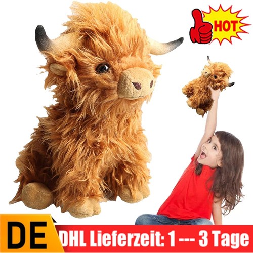 Hochlandkuh plüschtier - hochlandkuh,