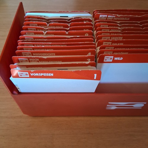 Kochkarten box 70er 80er - 70er,