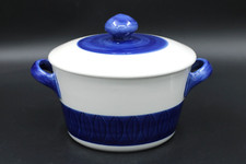 Rörstrand Koka blau VDN Sweden Suppenterrine Terrine Keramik Vintage Ø 19 cm