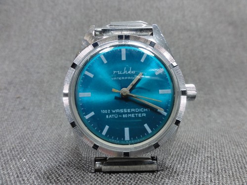 Vintage ruhla taucheruhr - vintage,