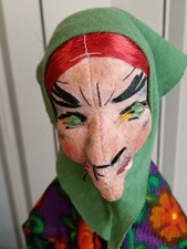 Dresdner Künstlerpuppe Handpuppe Hexe 