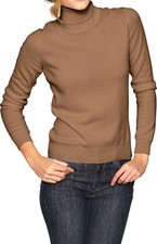 Mode von Heine Damen Pullover Pulli Oberteil Rolli Rollkragen Gr. 38/40 camel