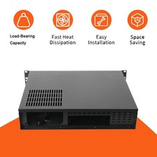14" Rack Server Gehäuse 2U 2HE nur 35cm tief mini ITX /micro ATX
