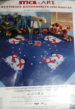 Unbenutzt !!! Stick Art  komplette Stickpackung Weihnachten Kreuszstich 80x80cm