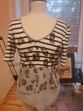 Oui Boutique T-Shirt Shirt Bluse Tunika Gr.  38  Baumwolle Sommer Urlaub 