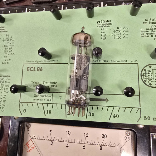 Röhre telefunken ecl 86 - e-röhre,