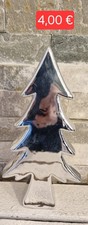 Weihnachtsdeko Tannenbaum Keramik Silber