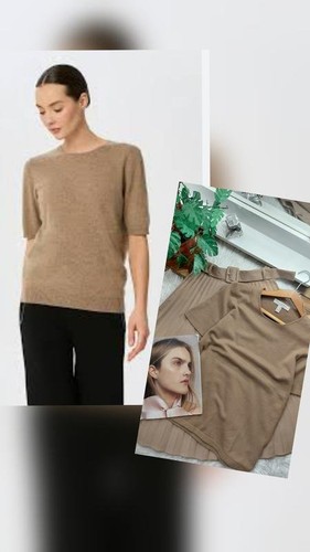 Women cashmere blend sweater - cashmere,