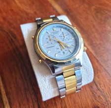 Original Citizen Herren Armbanduhr Uhr Vintage 80's bicolor Chronograf