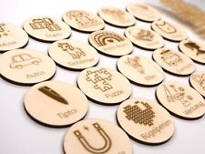 Schilder für Trofast mit Schrift Regal oder Boxen Schrank Organisation aus Holz