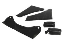 Seitenverkleidung, Armpolster, Latz für Seitenwagen STOYE Super-Elastik - schwar