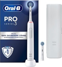 Oral-B elektrische Zahnbürste Pro 3 White inkl. Reiseetui Andruckkontrolle