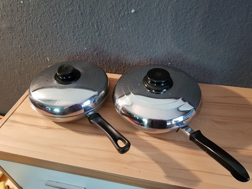 Pfannen edelstahl sus inox - 2x,